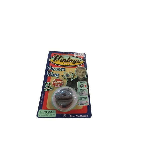 Vintage Toys Buzzer Ring Ages 4 & Up NWT - Picture 1 of 1